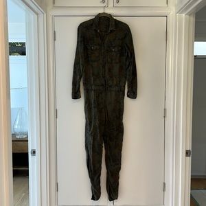 Etiene Marcel Olive green floral/camo jumpsuit